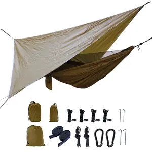 Custom Outdoor Lightweight Waterproof Sleeping Hammock Tent with Mosquito Net