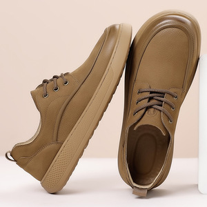 รองเท้าหนังลำลองผู้ชายชิโลวาส้นเตี้ยพื้นรองเท้ายางระบายอากาศได้ดีสำหรับสวมใส่เพื่อการพักผ่อน - Product Image 2