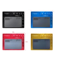 Base de microscope en alliage d'aluminium pour réparation de téléphones portables, plateforme d'entretien électronique, tapis de soudure antistatique, bras articulé, garantie 1 an