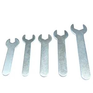 5mm 6mm 7mm 8mm 10mm 12mm Steel Zinc plated hardware tool hand spanner key wrench double stamped open end wrench