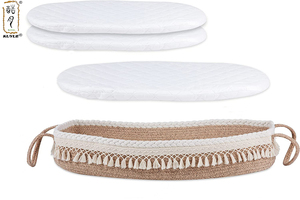 <span class=keywords><strong>Lit</strong></span> de couchage pour bébé KUYUE Whuman Hairotton Rope Blondebasket, avec matelas, poussette pour perruques Changhair, personnalisable - Product Image 4