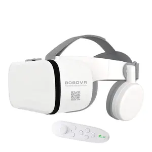Bobo-نظارات الواقع الافتراضي ثلاثية الأبعاد, نظارات الواقع الافتراضي Bobovr Z6 ثلاثية الأبعاد نظارات كاسكو Viar ثلاثية الأبعاد سماعة رأس الواقع الافتراضي BT خوذة عدسات فيديو للهواتف الذكية