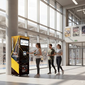 Màn hình cảm ứng hoạt động đứng tùy chỉnh thông minh ngay lập tức Cà Phê Máy bán hàng tự động năng lượng lạnh uống với thanh toán di động - Product Image 6