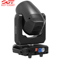 Mini 200W LED Beam Moving Head Licht 1.5 °   7000K-8000K Prisma DMX512 Master-Slave-Automatikmodus für Theaterbeleuchtung