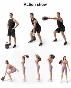 2024 nouveau gymnase Fitness réglable Kettlebell 6 niveaux de poids 40 Lbs 18 Kgs rapidement gratuit poids bouilloire cloche - Product Image 4