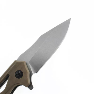 अनुकूलन योग्य G10 संभाल सामरिक तह शिविर चाकू 8 करोड़ स्टेनलेस स्टील ब्लेड नए डिजाइन आउटडोर उपकरण चाकू ओएम समर्थित - Product Image 5