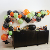 En stock, arche de ballons d'Halloween, guirlande de ballons araignées pour la décoration