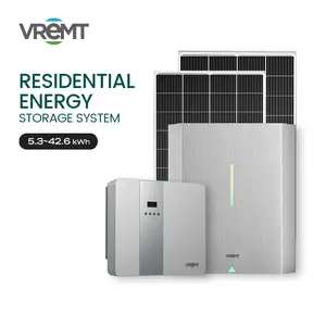 VREMT 98% Wirkungsgrad IP55 Home 48V Lithium batterie Solarenergie speicher Power Wall Battery Pack für Solars ysteme