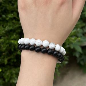 Natural Stone <b>Bracelet</b> Colorful Glass Beaded Family Protection Expert Social Media Viral Style Personalized Engraving - Product Image 5
