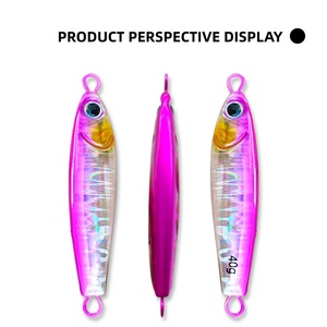 Señuelo Metálico Impreso de Alta Densidad, Duradero, Estilo Slow Pitch para Salmón, Marlín, Lubina, Tiburón y Peces de Agua Salada - Uso en Lago - Product Image 2