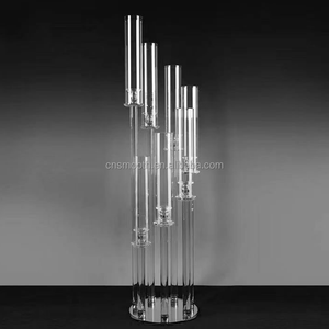SMS Modern Wedding Props - Candelabro <span class=keywords><strong>de</strong></span> Cristal <span class=keywords><strong>de</strong></span> 150 cm <span class=keywords><strong>de</strong></span> Altura con 12 Brazos, Centro <span class=keywords><strong>de</strong></span> <span class=keywords><strong>Mesa</strong></span> <span class=keywords><strong>para</strong></span> Decoración <span class=keywords><strong>de</strong></span> Hoteles y Hogares - Product Image 4