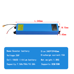 Batterie au lithium pour trottinette électrique Smart <span class=keywords><strong>BMS</strong></span> 36V 6Ah - Batterie de remplacement étanche IP54 pour trottinettes électriques <span class=keywords><strong>Xiaomi</strong></span>/Ninebot - Product Image 5