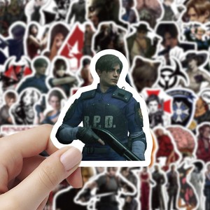 ZY3881X 60 autocollants décoratifs <span class=keywords><strong>en</strong></span> vinyle imperméables pour scrapbooking, graffiti, bricolage, thème Resident Evil, pour tasses, ordinateurs portables et bagages - Product Image 4