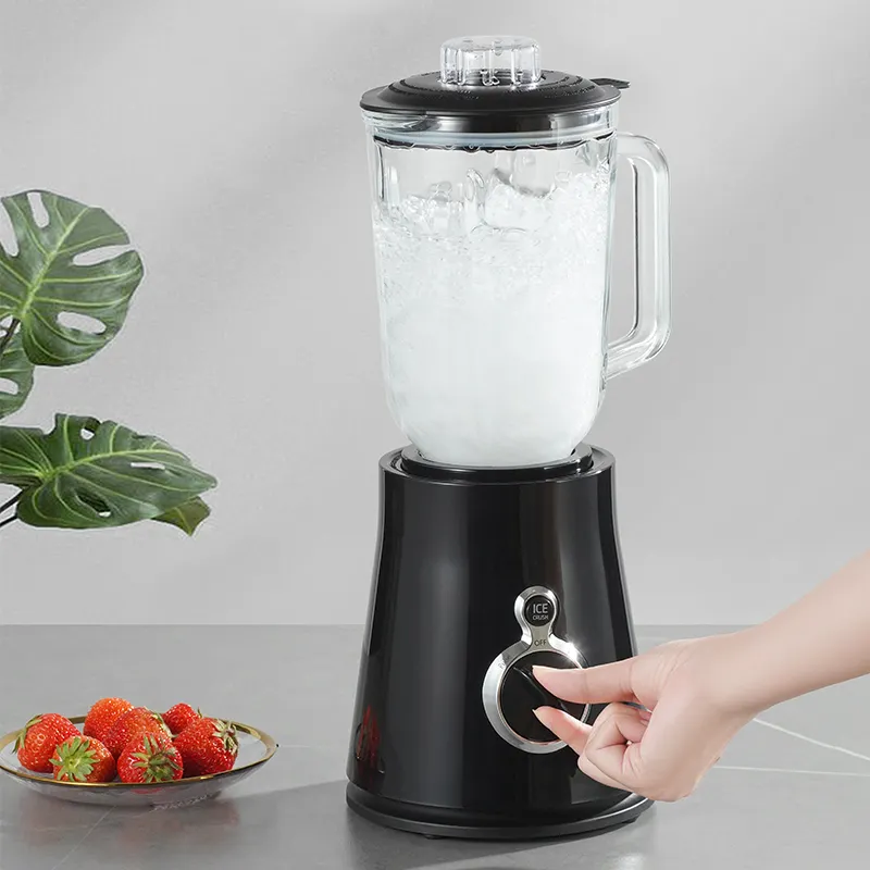 Heavy duty blender commercial Shakes and Smoothies Maker Stainless Steel Sauces More With Cups Spout Lids Powerful Blender