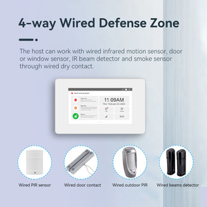 Nhà chống trộm báo động 4G/Wifi/<span class=keywords><strong>GSM</strong></span> hệ thống báo động App báo động với nền tảng quản lý - Product Image 2