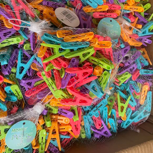 50 pezzi economici mollette pendenti in tessuto di plastica - Product Image 4