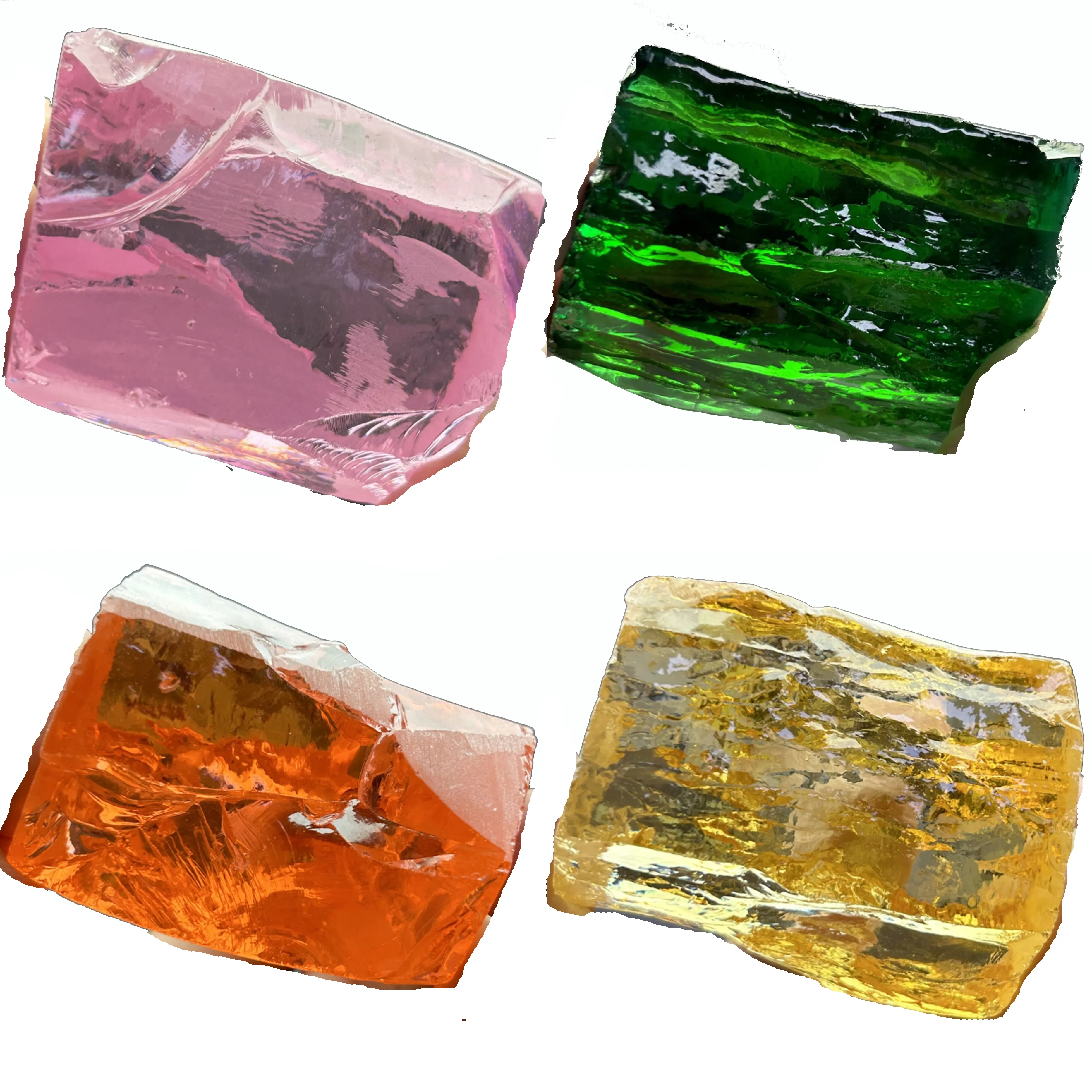 Colore zircone grezzo materiale viola Cubic Zirconia rosa CZ pietra grezza pietre preziose grezze non tagliate