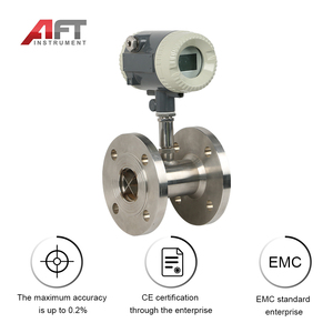 Fabrika Fiyatı Temiz Sıvı Yağ Flanş Bağlantılı Düşük Maliyetli Hızlı Yükleme Dijital Ekranlı 4-20mA 304 Paslanmaz Çelik Sıvı Türbin Debimetresi - Product Image 1