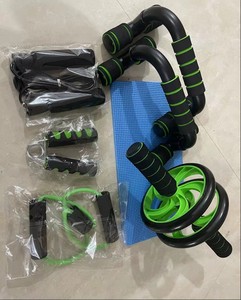 Entrenador multifuncional 7 en 1, pequeño kit de fitness para interiores en el hogar para hacer ejercicio, <span class=keywords><strong>flexiones</strong></span> de fuerza muscular y <span class=keywords><strong>rueda</strong></span> <span class=keywords><strong>abdominal</strong></span> - Product Image 6