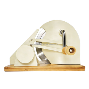Machine à pain AY-M40C blanche, accessoires de cuisson, trancheuse à pain pliable, trancheuse à toasts, coupe uniformément le pain et les toasts, pliable - Product Image 1