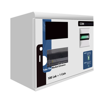 Distributeur de jetons Vbox Mini 7 pouces avec accepteur de billets, prenant en charge plus de 30 portefeuilles électroniques, code QR intelligent, distributeur de monnaie sans argent liquide
