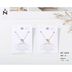 Cavigliera con ciondolo a forma di scorpione in acciaio inossidabile, gioiello con segno zodiacale per donna, cavigliere alla moda. - Product Image 3