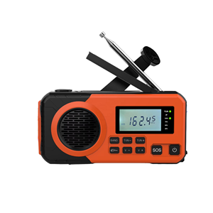 Draagbare nood-multifunctionele zonne-radiolamp met handkruk, SOS-alarm, zaklamp voor buitenkamperen, FM & AM band - Product Image 1