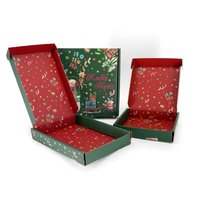 Caja de Regalo Magnética Navideña Personalizada con Impresión a Todo Color, Empaque para Regalos Navideños, Caja de Suscripción al por Mayor