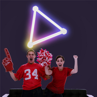 Lámpara de pared deslizante de 6 luces, barra de luz LED de sincronización de música, Control de aplicación Tuya, decoración del hogar, luces de pared inteligentes RGB para juegos