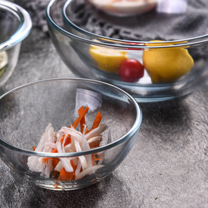 Instock hxglass Bát Bộ 5/6/7/8 inch Baking Glass phục vụ trộn lò vi sóng bát thủy tinh bán buôn - Product Image 5