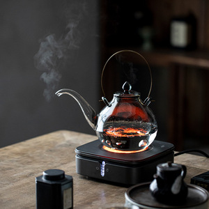 Oogishido Borosilicate Glass Teapot With Lid Heat Resistant For Electric Ceramic <b>Stoves</b> And Open Flames - Product Image 2