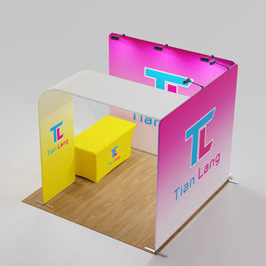 Gran oferta, soporte de exposición, 3x3m, tubo de aluminio duradero, tela de tensión, muestra comercial, soporte de stand para eventos - Product Image 4