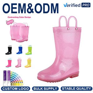 <span class=keywords><strong>Botas</strong></span> <span class=keywords><strong>de</strong></span> Lluvia Impermeables para Niños y Niñas, <span class=keywords><strong>Botas</strong></span> <span class=keywords><strong>de</strong></span> Goma <span class=keywords><strong>de</strong></span> Colores Brillantes para Niños Pequeños con Asas Fáciles <span class=keywords><strong>de</strong></span> Poner para Jugar al Aire Libre - Product Image 1