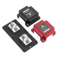 Barre omnibus électrique marine 600A vente en gros robuste amande 70 SKU M8 M10 cuivre Distribution d'énergie rouge noir couverture pour automobile