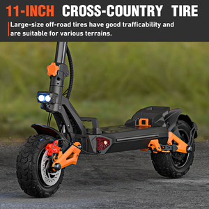 Scooters en Oferta, Disponibles en Almacenes de EE. UU., Venta al por Mayor Patinete Eléctrico Plegable H9 con Doble Motor, Gran Potencia y Batería de Larga Duración (90 km) - Product Image 5