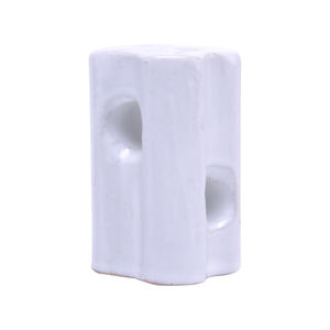 Isolateur en céramique 130g, porcelaine haute résistance, résistant aux hautes températures, anti-corrosion, pour poteaux en acier ou en bois de 60 mm - Product Image 4