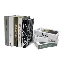 थोक उच्च गुणवत्ता नकली डिजाइनर टॉम पुस्तक बॉक्स नकली मार्क डे luxe सजावटी आधुनिक घर टॉम फोर्ड सजावट