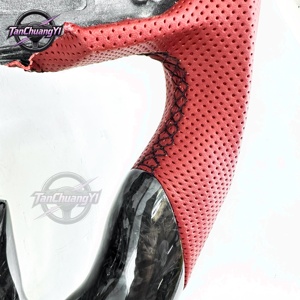Volant de voiture en fibre de carbone à <span class=keywords><strong>prix</strong></span> net, accessoires pour <span class=keywords><strong>Dodge</strong></span> <span class=keywords><strong>RAM</strong></span> <span class=keywords><strong>1500</strong></span> 2019, 2020, 2021 et TRX - Product Image 4