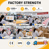 EN STOCK Vente en gros Peluches Kawaii pour machine à griffes de 3, 4, 5, 8 pouces, animaux en peluche doux, direct usine pour cadeaux de fête et événements