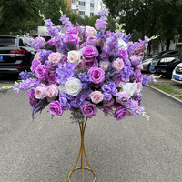 Boules de fleurs de lavande violet clair IFG, très vendues, pour la décoration de table de mariage