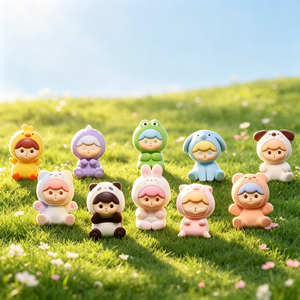 Caja Sorpresa de Figuras de PVC, Regalo de Cumpleaños para Niñas, Caja Misteriosa Yubi <span class=keywords><strong>NEGO</strong></span>, Figura de Escritorio Coleccionable, Muñeca Decorativa - Product Image 6