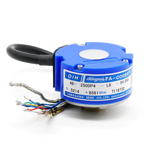 Encodeur Tamagawa OIH48-2500P4-L6-5V à fils incrémentiels, extrémité ronde, série FA-CODER - Product Image 1