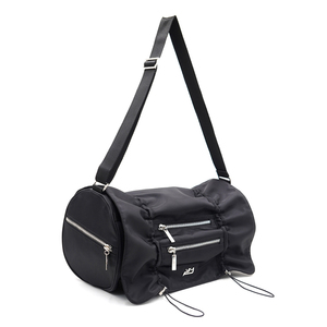 Made In Korea Casual Daily Bag Multi Pocket Storage Black Everyday Handbag With Adjustable <b>Straps</b> For <b>Shoulder</b> And Cross - Product Image 2