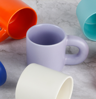 2025 nouvelle tasse en céramique 350ml grosse tasse en céramique avec revêtement