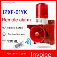 Système d'alarme portable JZCN Jzxf-01Yk à un bouton en métal ABS avec télécommande 1000m pour grue de tunnel, alarme incendie domestique IP65 sonore et lumineuse avec application