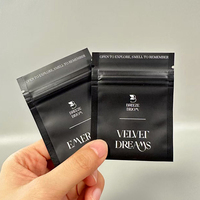 Emballage de sachet en plastique personnalisé avec logo, petit échantillon, mini pochette, suppléments en poudre, capsule, vitamine, pilule, fermeture éclair, scellage à 3 côtés