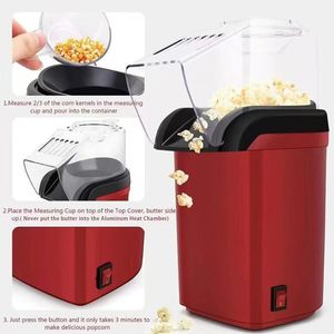 Máquina de Palomitas de Maíz Automática, Portátil, Rápida, de Plástico, con Aire Caliente, Mini, Eléctrica de 220V, con Tapa Superior y Recipiente para Derretir Mantequilla - Product Image 3