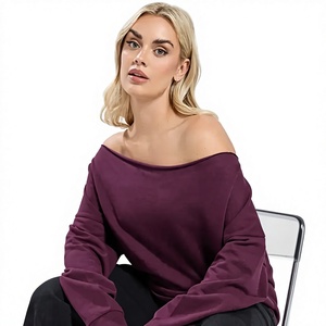 Sudadera con Capucha para Mujer, Hombros Descubiertos, Tie Dye, Colores Personalizados, Invierno, Mangas Largas, 100% Algodón, Ropa Urbana, Venta al Por Mayor - Product Image 5