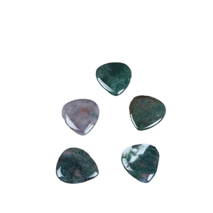 Electric Acoustic <strong>Guitar</strong> Pick Custom Engraved Semi-Precious Stone Green <strong>Scraper</strong> Design - Product Image 5