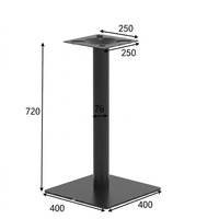 Base de table en métal soudée, démontable, noire, argentée, dorée, de haute qualité, personnalisée, stable et antirouille pour table basse